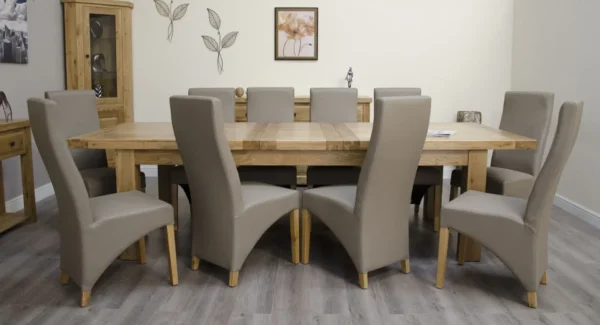 Deluxe Twin Leaf Extending Table 2400+(2x500) X 1100 - Image 9