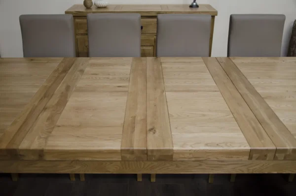 Deluxe Twin Leaf Extending Table 2400+(2x500) X 1100 - Image 11