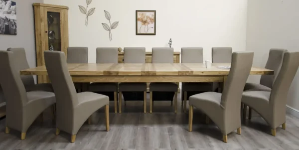 Deluxe Twin Leaf Extending Table 2400+(2x500) X 1100 - Image 4
