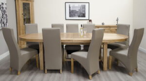 Deluxe Super Oval Extending Table 2100+(2x400)