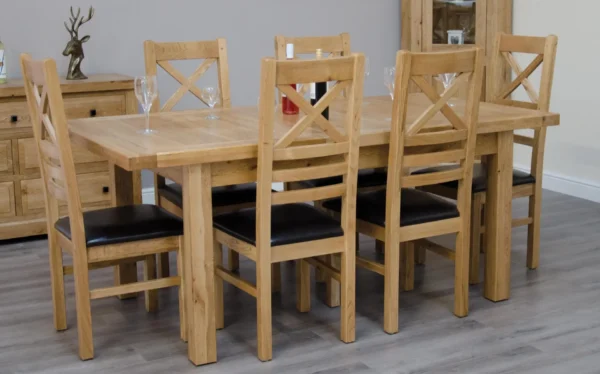 Deluxe Twin Leaf Extending Table 1500+(2x400) X 900 - Image 3