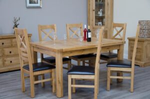 Deluxe Twin Leaf Extending Table 1500+(2x400) X 900