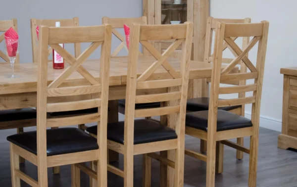 Deluxe Twin Leaf Extending Table 1800+(2x400) X 1000 - Image 3