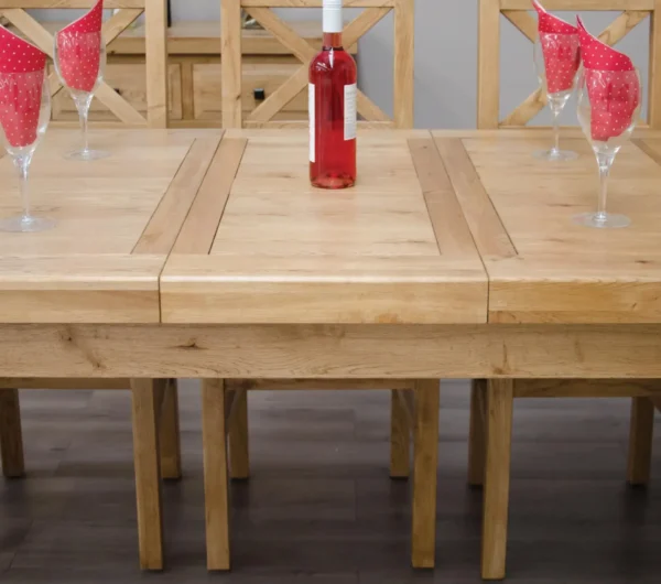 Deluxe Twin Leaf Extending Table 1800+(2x400) X 1000 - Image 5