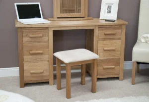 Opus Twin Pedestal Dressing Table and Stool