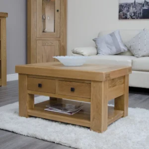 Bordeaux Coffee Table with Shelf - 3' x 2'