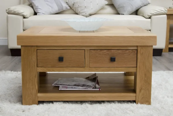 Bordeaux Coffee Table with Shelf - 3' x 2' - Image 3