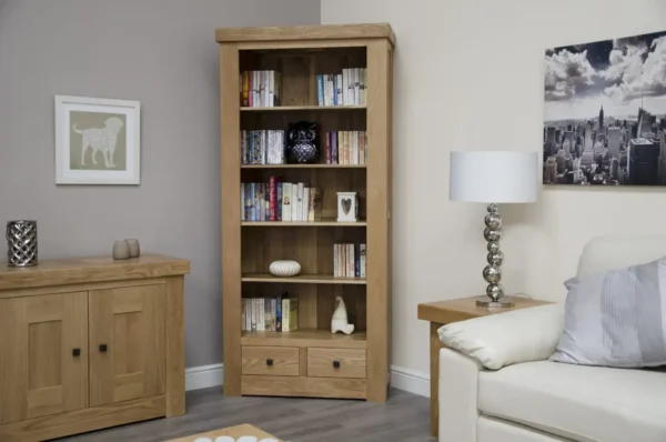 Bordeaux Large Bookcase with Drawers - Image 2