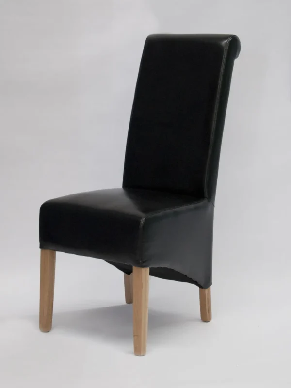 Richmond Black Dining Chair - BONDED