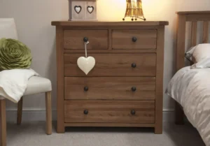 Rustic Oak 2 over 3 Chest