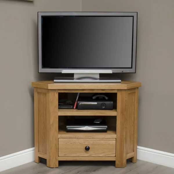 Rustic Corner TV Unit