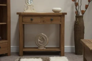 Rustic Oak Hall/Console Table