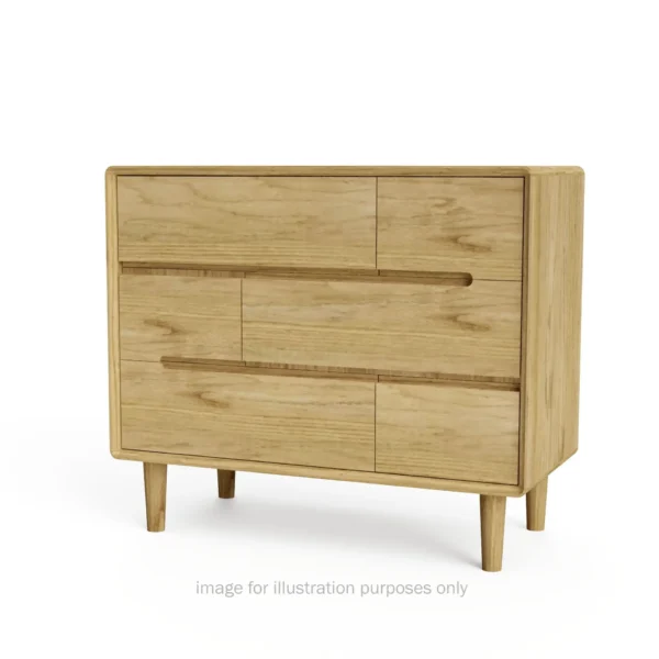 Scandic 3 Over 3 chest of drawers