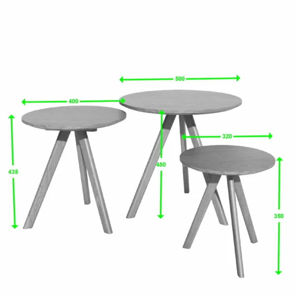 Scandic Round Nest x 3 - Image 2