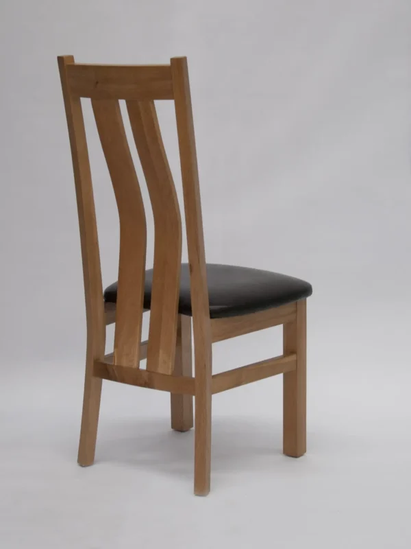 Vermont Maria Dining Chair with Brown seatpad - Image 2