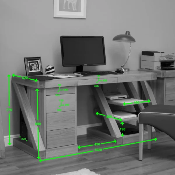 Z Large Computer Desk - Image 6