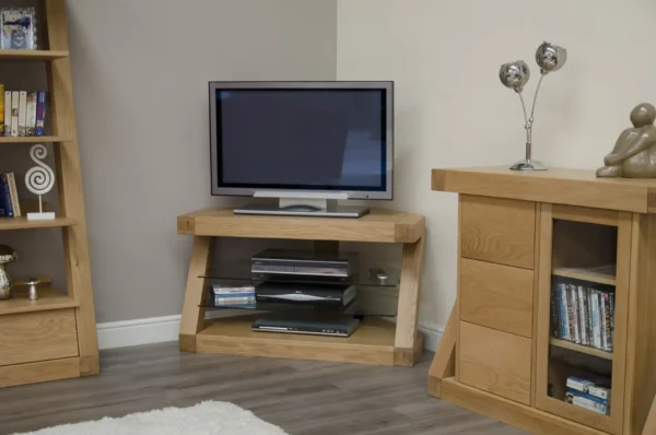 Painted Z Corner TV Unit