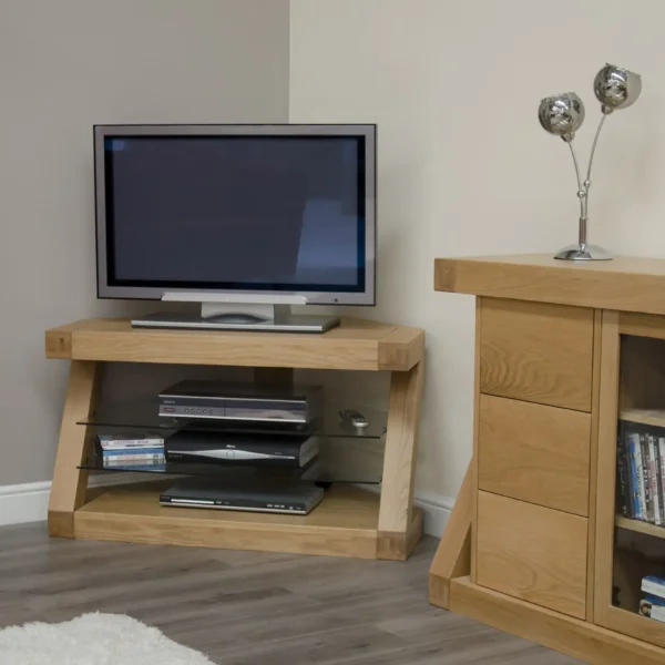 Painted Z Corner TV Unit - Image 2