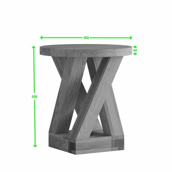 Z Round x 4 Leg Lamp Table - Image 2