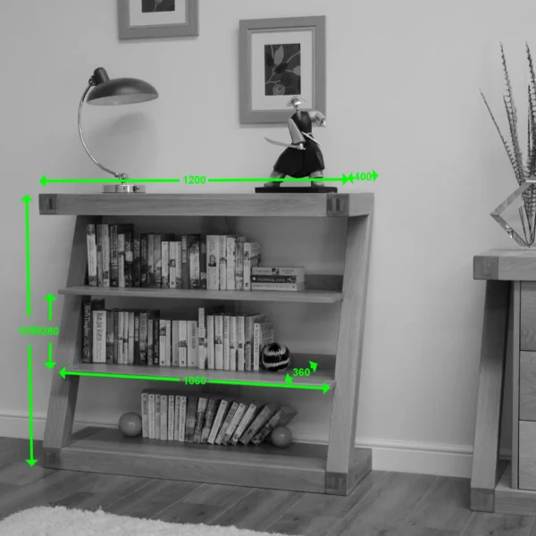 Z Wide Console with Shelf - Image 3