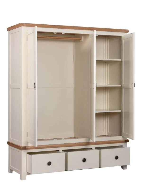 Maine 3 Door Wardrobe - Image 2