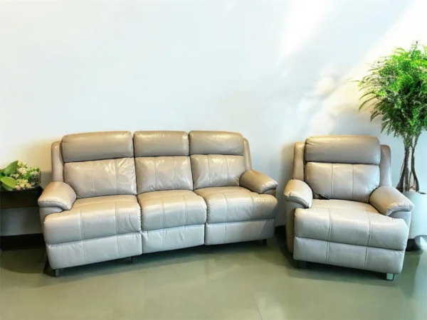 Sofology Gracey 3 Seater Sofa with Power Recliners & Rise & Recliner Armchair