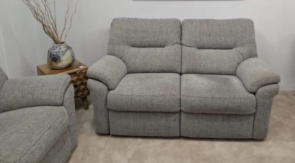 2 x G Plan Seattle Loom 2.5 Seater Sofa’s In Smoke Mix Fabric - Image 2