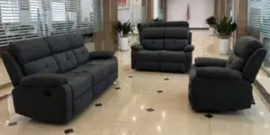 The Cindy Grey Fabric Recliner Range