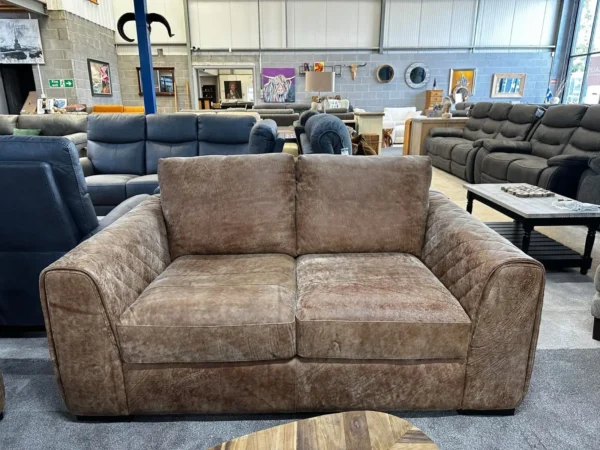 Sofology Mazzini Utah Leather 2 & 2 Seater Sofa Set – Natural Luxury That Ages Beautifully - Image 4