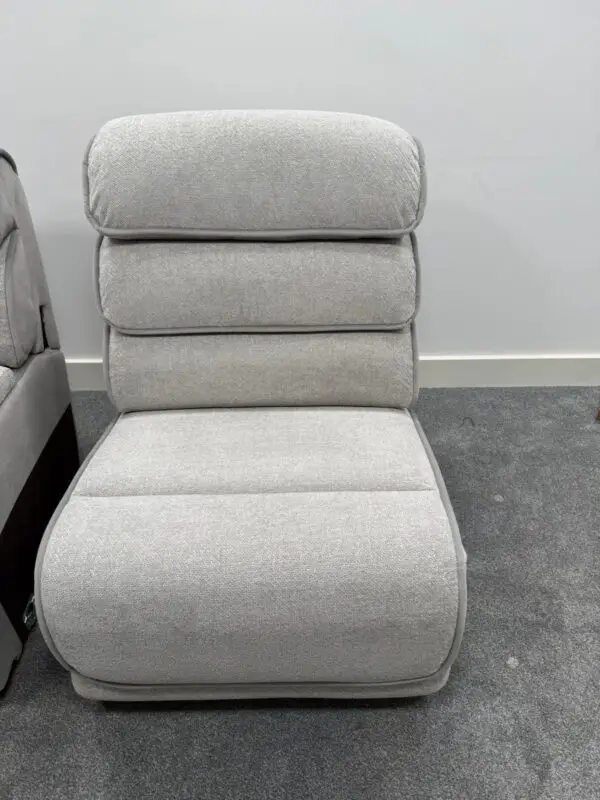 DFS Lakelyn Express Fog fabric Modular Corner Sofa Duel Recliner RRP £3199 - Image 7