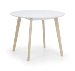 Casa Round Dining Table White/Oak