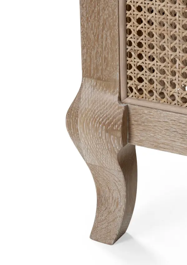 Fleur Rattan Bed 150Cm - Light Oak - Image 5