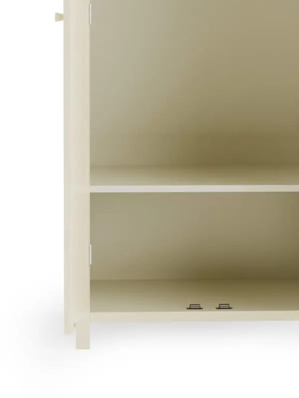 Coxmoor Wardrobe - Ivory and Oak - Image 8