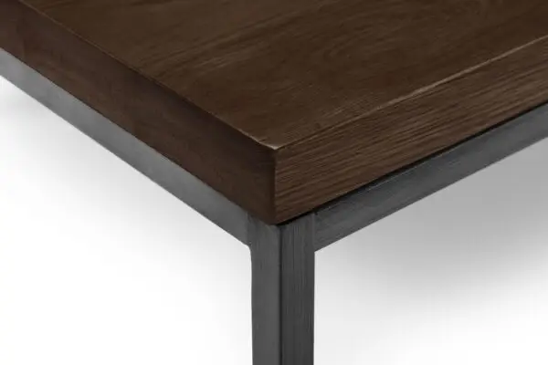 Brooklyn Square Coffee Table - Dark Oak - Image 3
