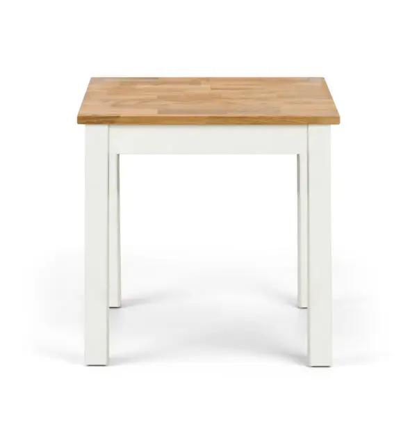 Coxmoor Lamp Table - Ivory & Oak - Image 3