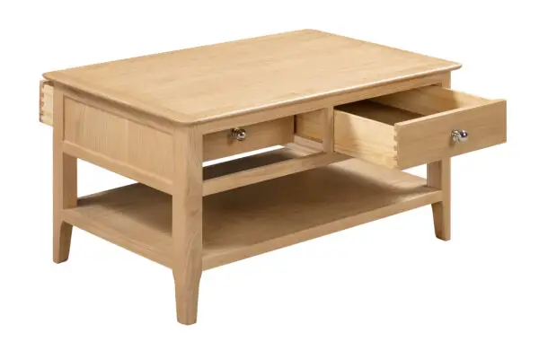 Cotswold Coffee Table With 2 Drawers - Image 4