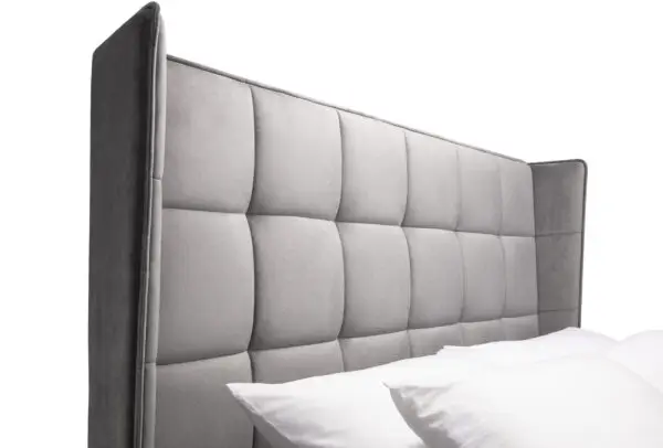 Gatsby Ottoman Storage 135cm Double Bed - Light Grey - Image 9