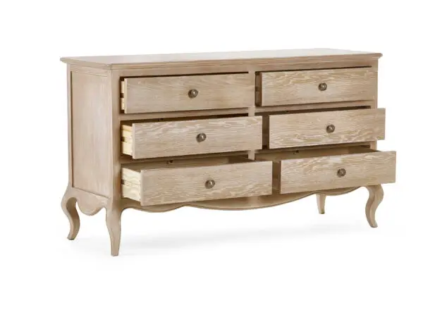 Camille 6 Drawer Wide Chest - Image 2