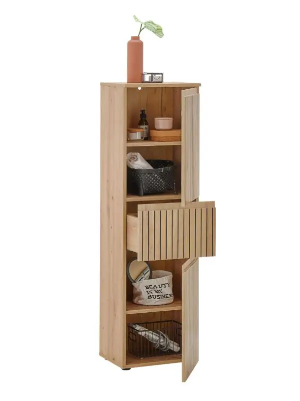 Austin 2 Door & 1 Drawer Narrow Cabinet - Image 4