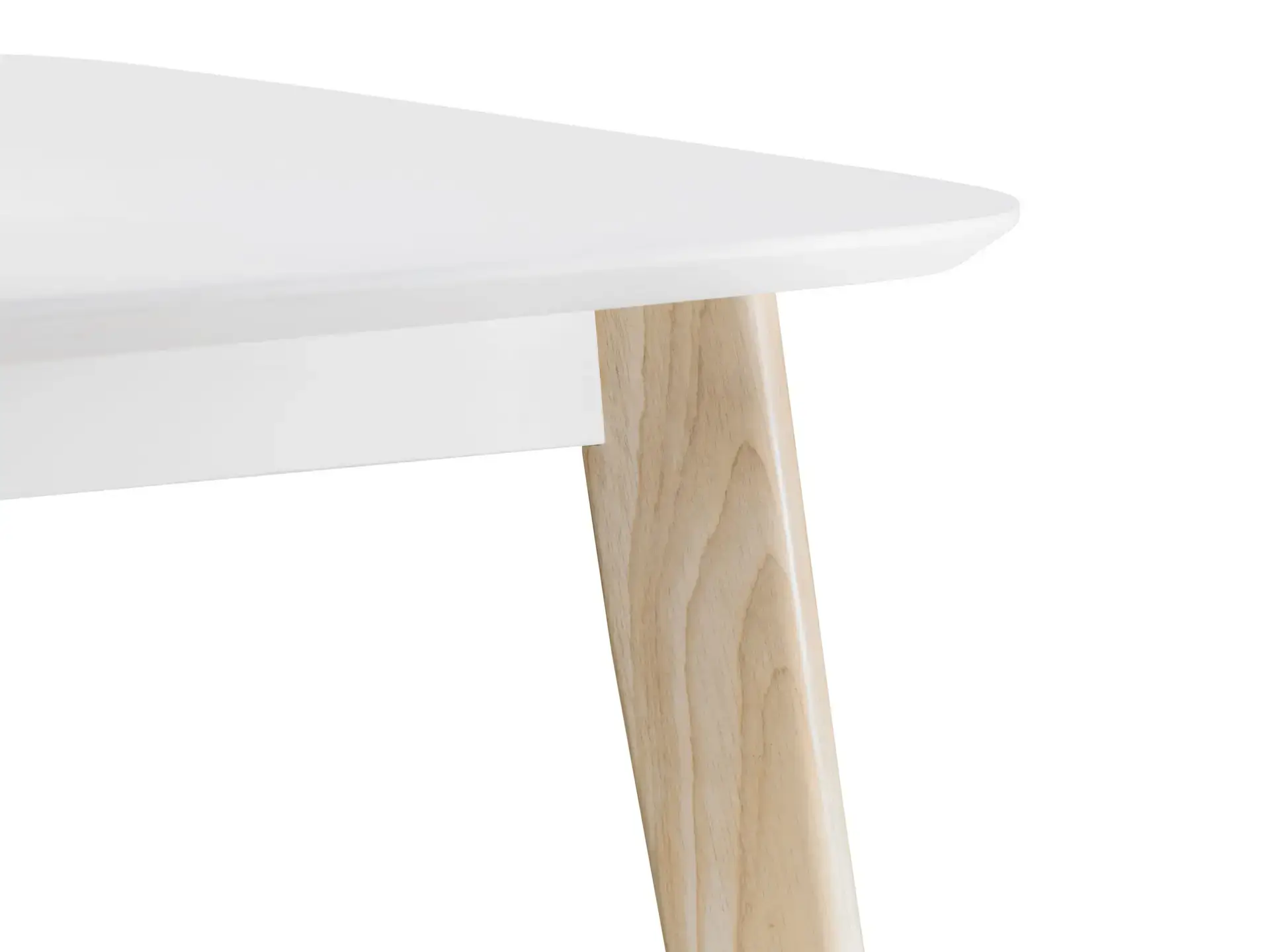 Casa Rectangular Dining Table White/Oak - Image 3