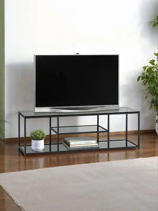 Chicago Tv Unit Smoked Glass