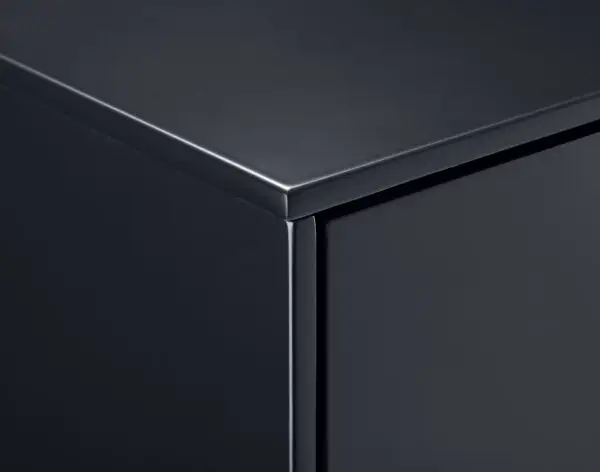 Alicia 2 Drawer Bedside - Anthracite - Image 5