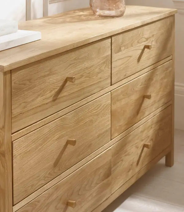Coxmoor 6 Drawer Chest - Oak - Image 7