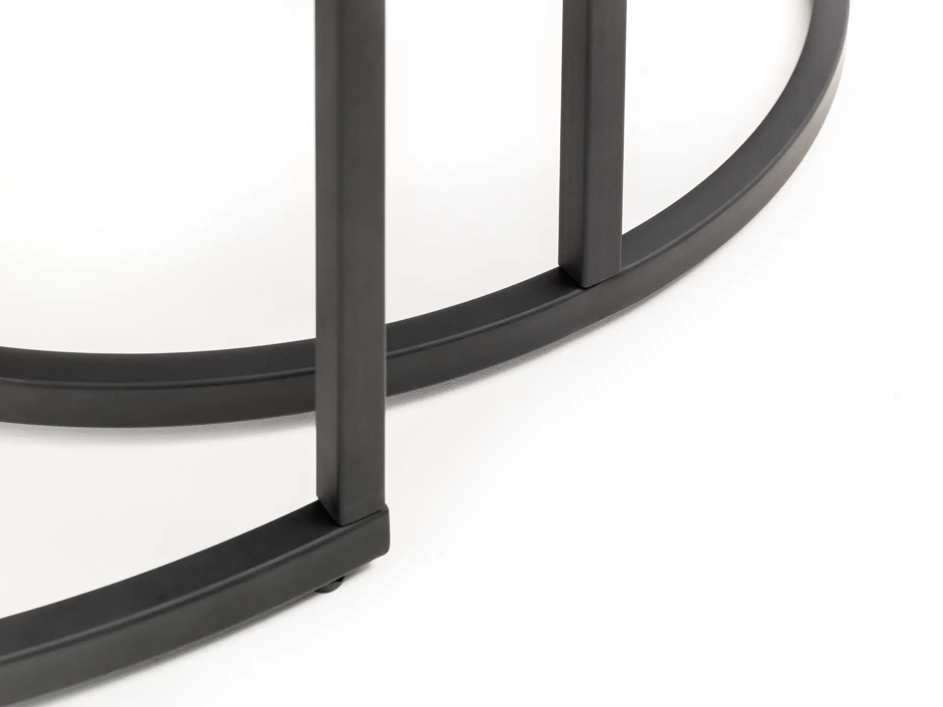 Bellini Round Nesting Coffee Table - Walnut - Image 5