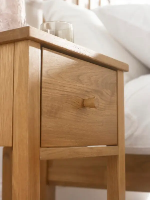Coxmoor 1 Drawer - Oak - Image 7