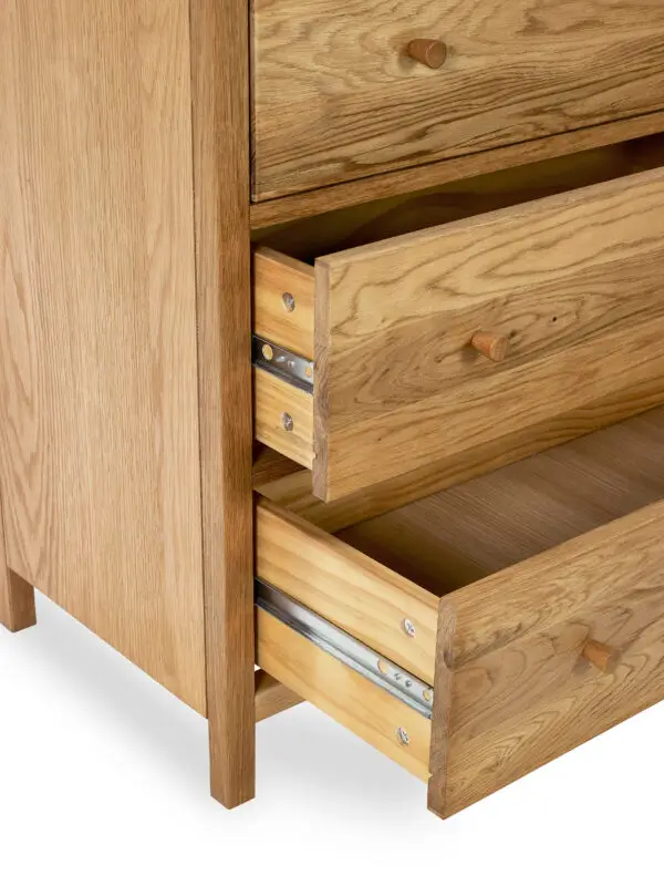 Coxmoor 3 Drawer Chest - Oak - Image 11