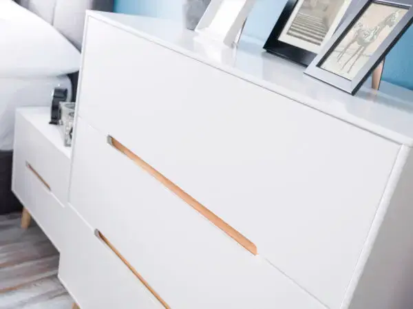 Alicia 3 Drawer Chest - White - Image 3