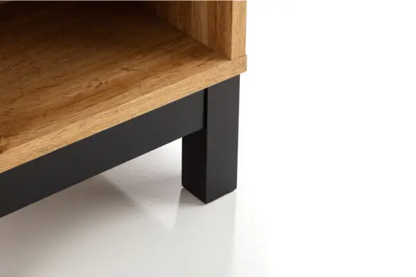 Bali 1 Drawer Bedside - Light Oak - Image 8