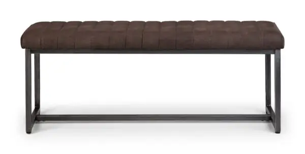 Brooklyn Upholstered Bench - Charcoal - Image 3