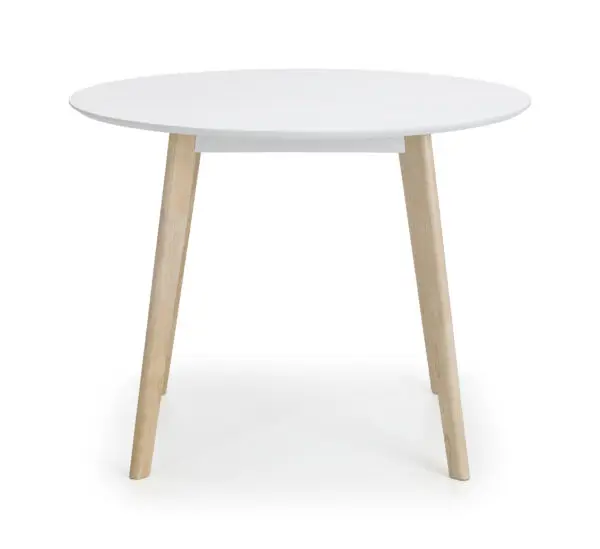 Casa White Round Table and 4 White Casa Chairs - Image 4